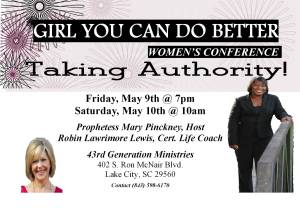 Conference with Mary Pinckney